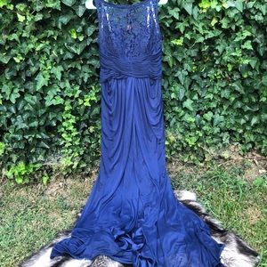 Beautiful Navy Blue Bridesmaid Dress